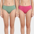 Women's Assorted Regular Fit Solid Panty, Assorted, small