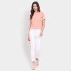 Ladies'  Crop  Top, पीच, small image number null