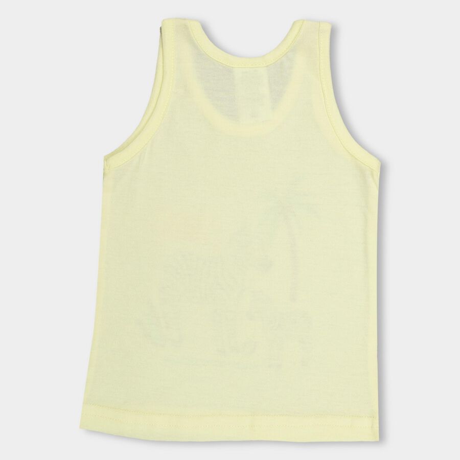 Infants' 100% Cotton Vest , Yellow, large image number null