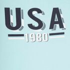Printed Sweatshirt, Aqua, small image number null