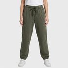Women's Olive Green Regular Fit Cargo Track Pants, ओलिव, small