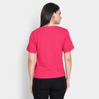 Ladies' 100% Cotton Round Neck T-Shirt , Fuchsia, small image number null