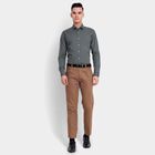 Men's 100% Cotton Formal Shirt, गहरा हरा, small image number null