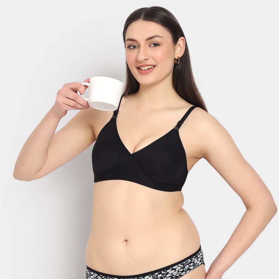 Ladies' Bra, Black, large image number null