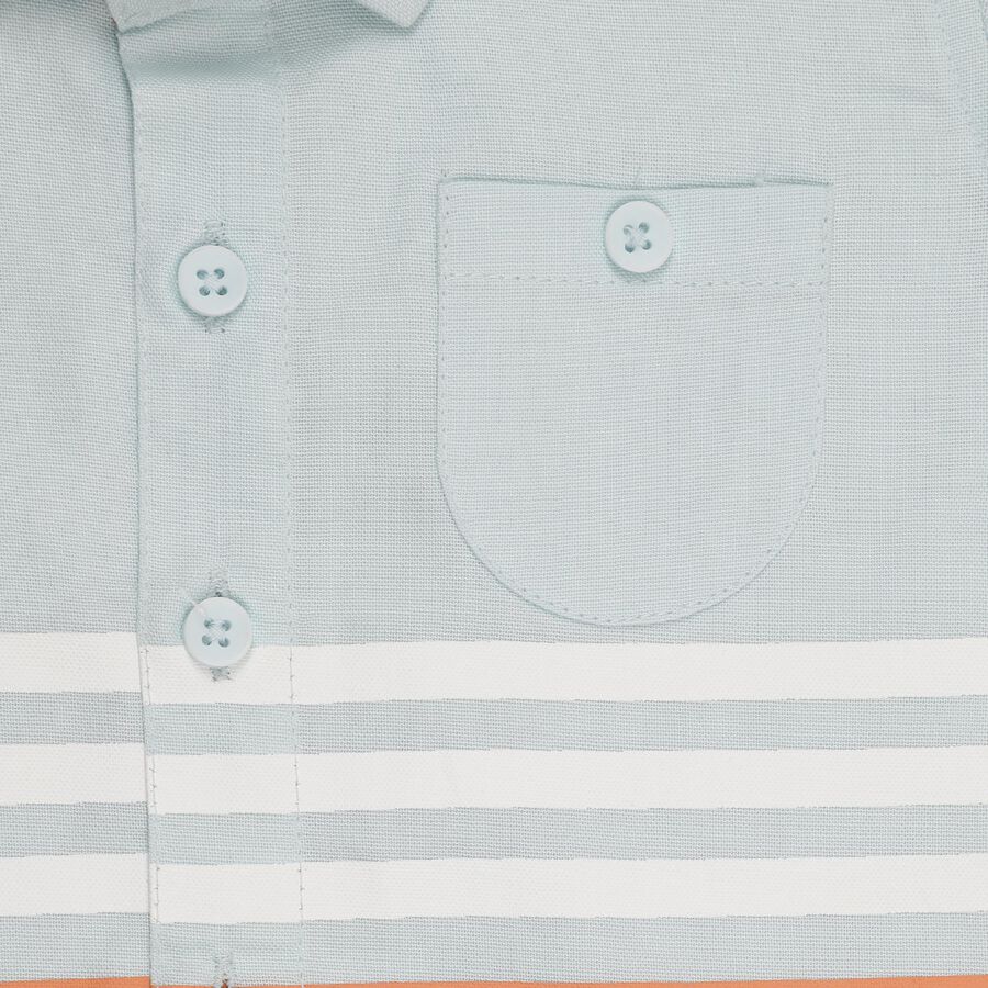 Infants' 100% Cotton Shirt, Light Blue, large image number null