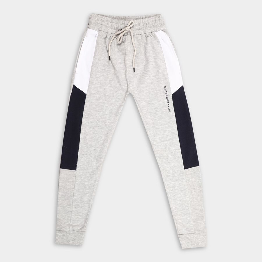 Boy's Pyjamas, Melange Light Grey, large image number null