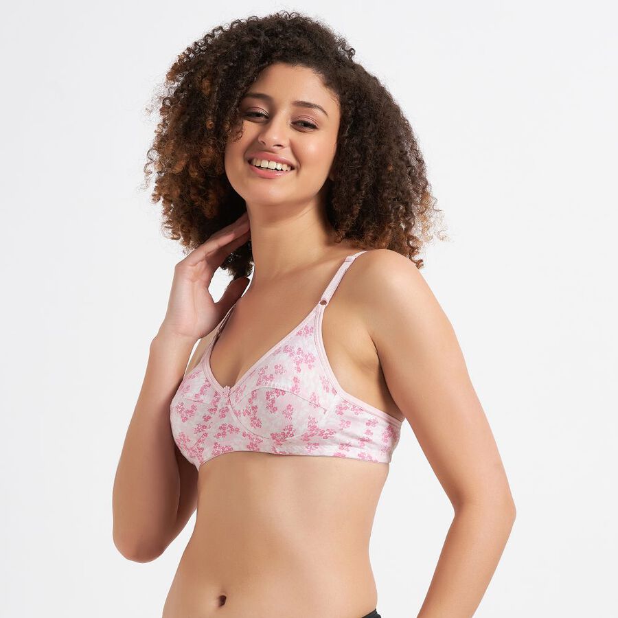 Ladies' Non-Padded Bra, Light Pink, large image number null