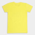 Boys' 100% Cotton Half Sleeves T-Shirt, Yellow, small image number null