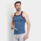 Men's 100% Cotton Gym T-Shirt , Dark Blue, small