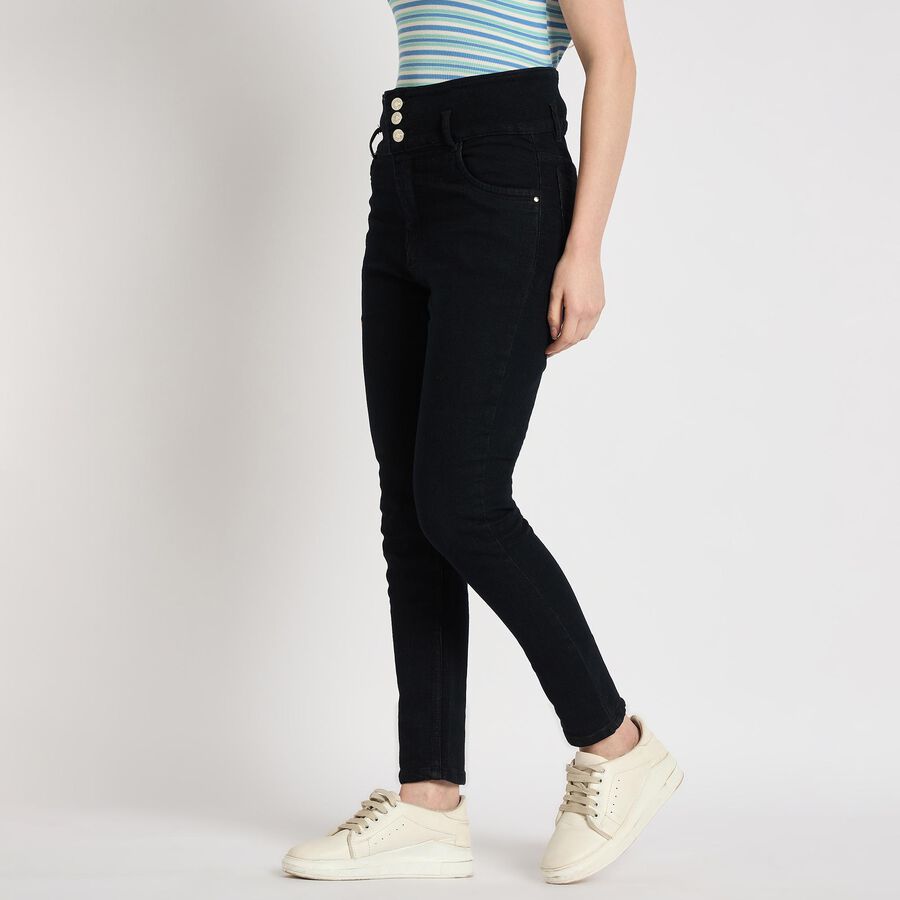 Ladies' Jeans , Black, large image number null