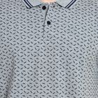 Men's Collared Half Sleeves T-Shirt , मिश्रित हल्का ग्रे, small image number null