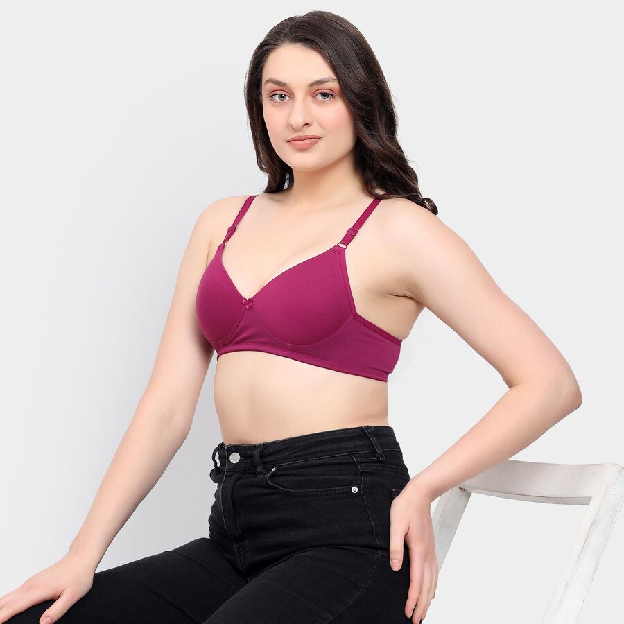 Ladies' Bra , Wine, large image number null