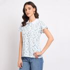 Ladies' 100% Cotton Polo T-Shirt, ऑफ व्हाइट, small image number null