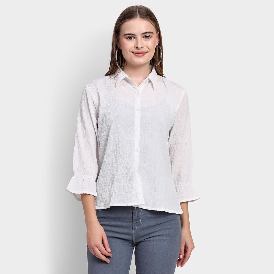 Ladies' Shirt , ऑफ व्हाइट, large image number null