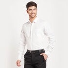 Cotton Solid Formal Shirt, White, small image number null