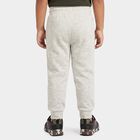 Boys Ecru Melange Jogger Graphic Printed Pyjama, Ecru Melange, small
