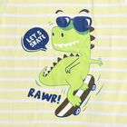 Boys' 100% Cotton Knit Baba Suit, Yellow, small image number null