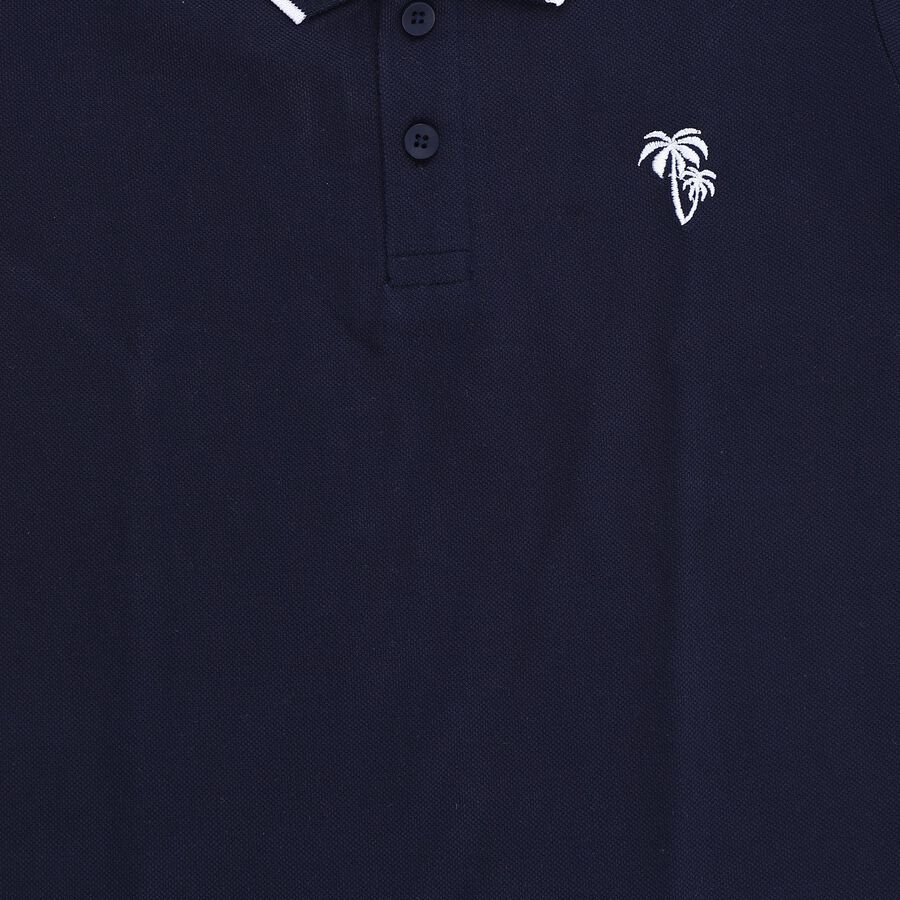 Boys' Half Sleeves T-Shirt, नेवी ब्लू, large image number null