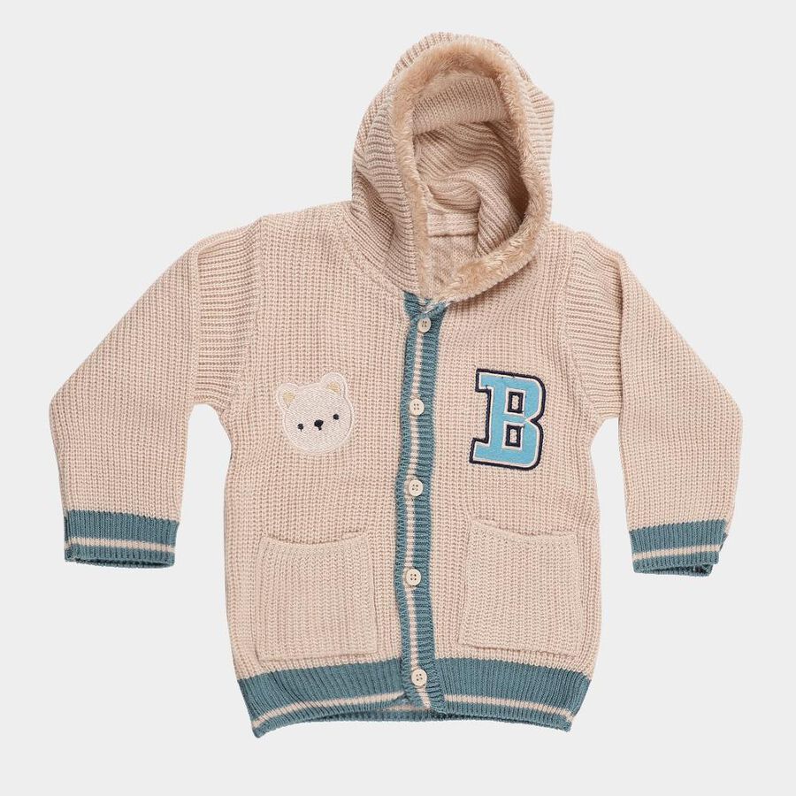 Infants' Pullover, Beige, large image number null