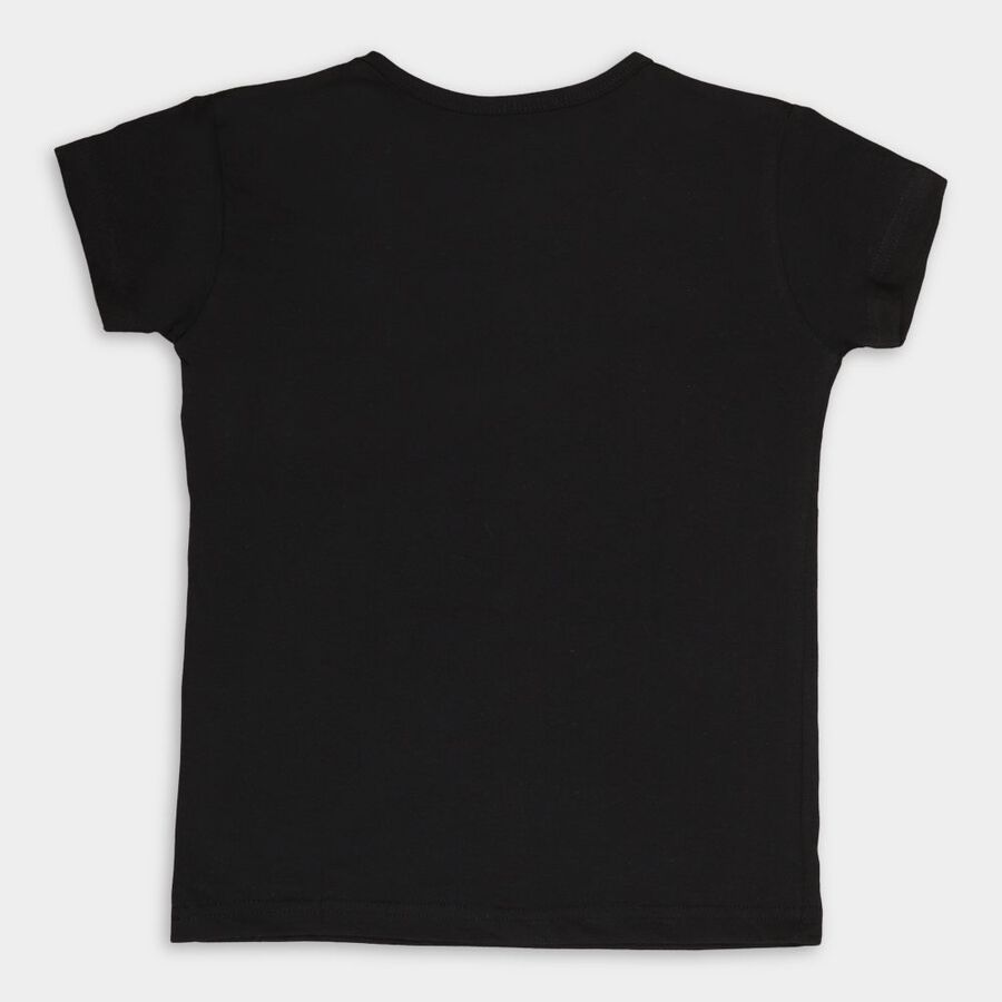 Girls' T-Shirt, Black, large image number null