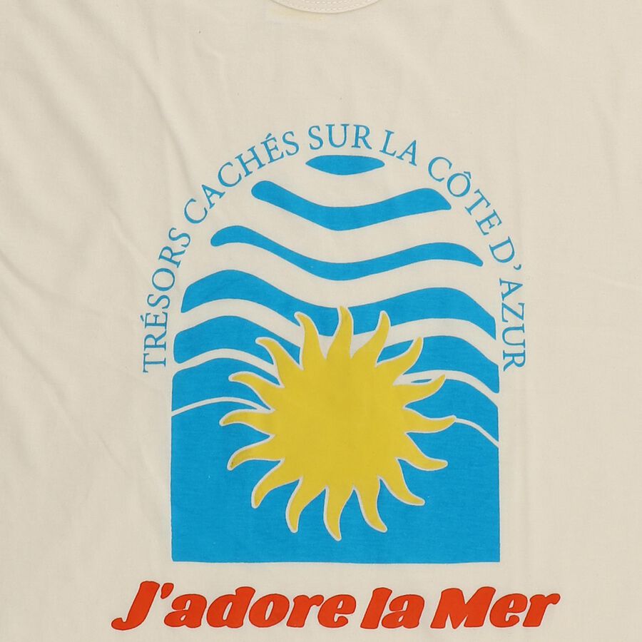 Girls Rich Eggshell White Crew Neck Casual T-Shirt, सफ़ेद, large image number null