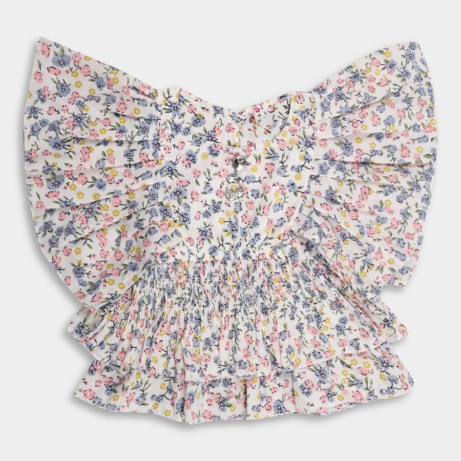 Girls' T-Shirt , सफ़ेद, large image number null