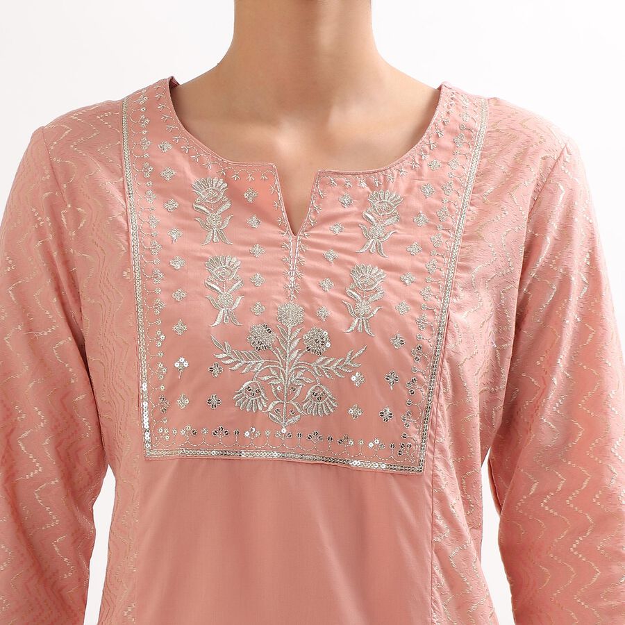 Ladies' 100% Cotton Kurta , Pink, large image number null