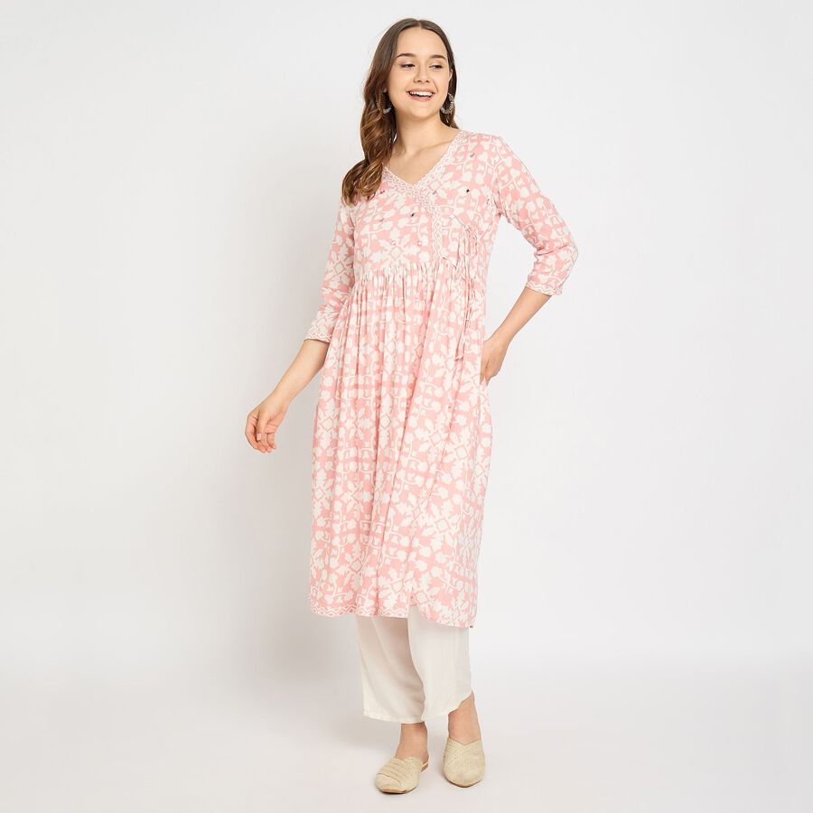 Ladies' Kurta, Light Pink, large image number null
