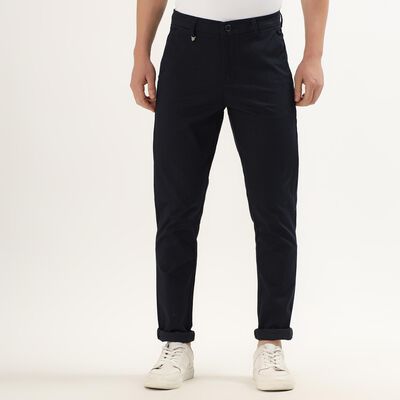 Men's Cross Pocket Slim Fit Casual Trousers
