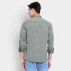 Cotton Solid Casual Shirt, Olive, small image number null