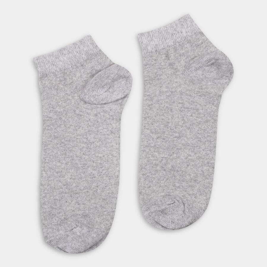 Men's Socks (Pack of 3), मिश्रित हल्का ग्रे, large