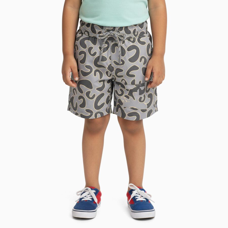 Boys' 100% Cotton Bermuda, Light Grey, large image number null