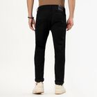 Men's Dark Indigo Skinny Fit Five-Pocket Jeans, काला, small image number null
