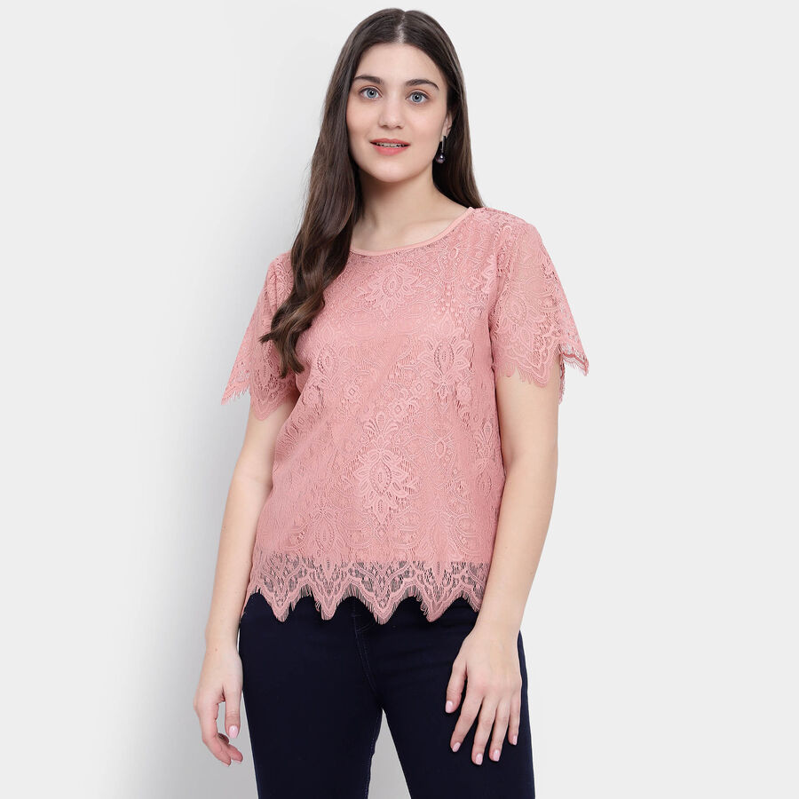 Solid Top, गुलाबी, large image number null