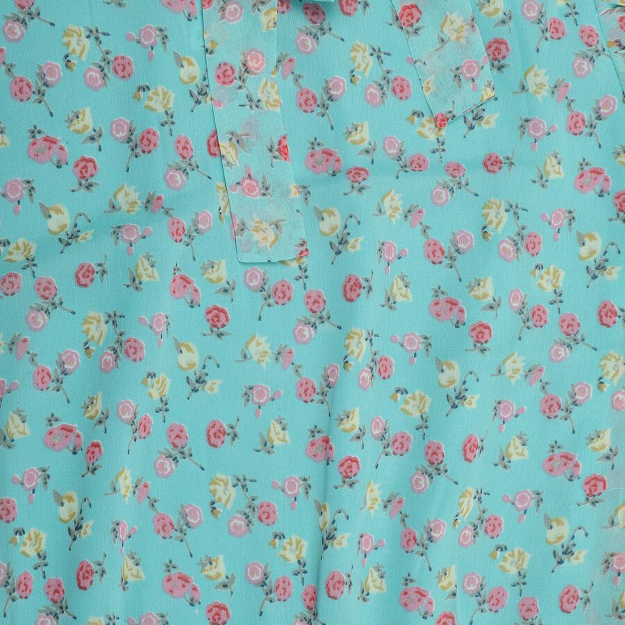 Girls' T-Shirt , Aqua, large