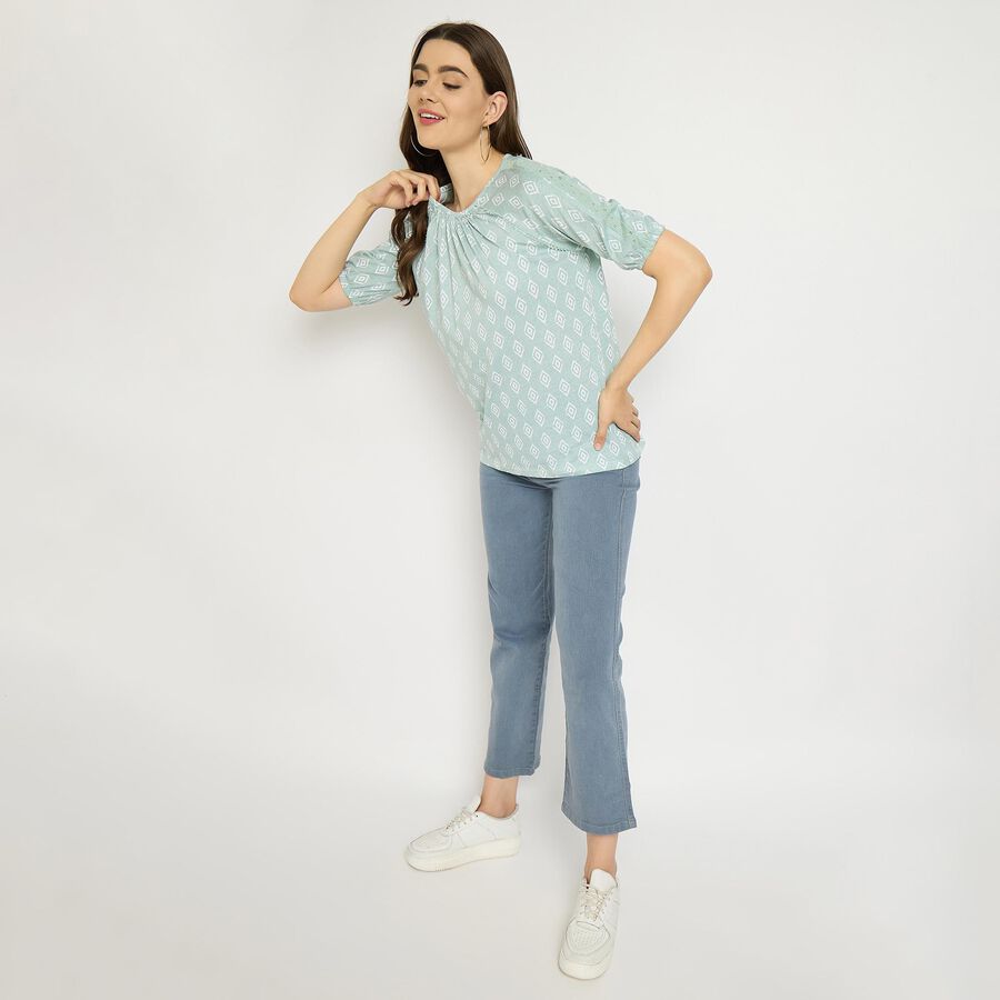 Ladies' Cotton Top, Light Green, large image number null