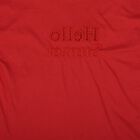 Girls Red Round Neck Casual T-Shirt, Red, small