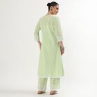 Ladies' 100% Cotton Ethnic Set, Light Green, small image number null