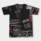 Boys' 100% Cotton Half Sleeves T-Shirt , Black, small image number null