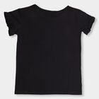Girls' 100% Cotton T-Shirt , काला, small image number null