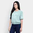 Round Neck T-Shirt, Light Green, small image number null