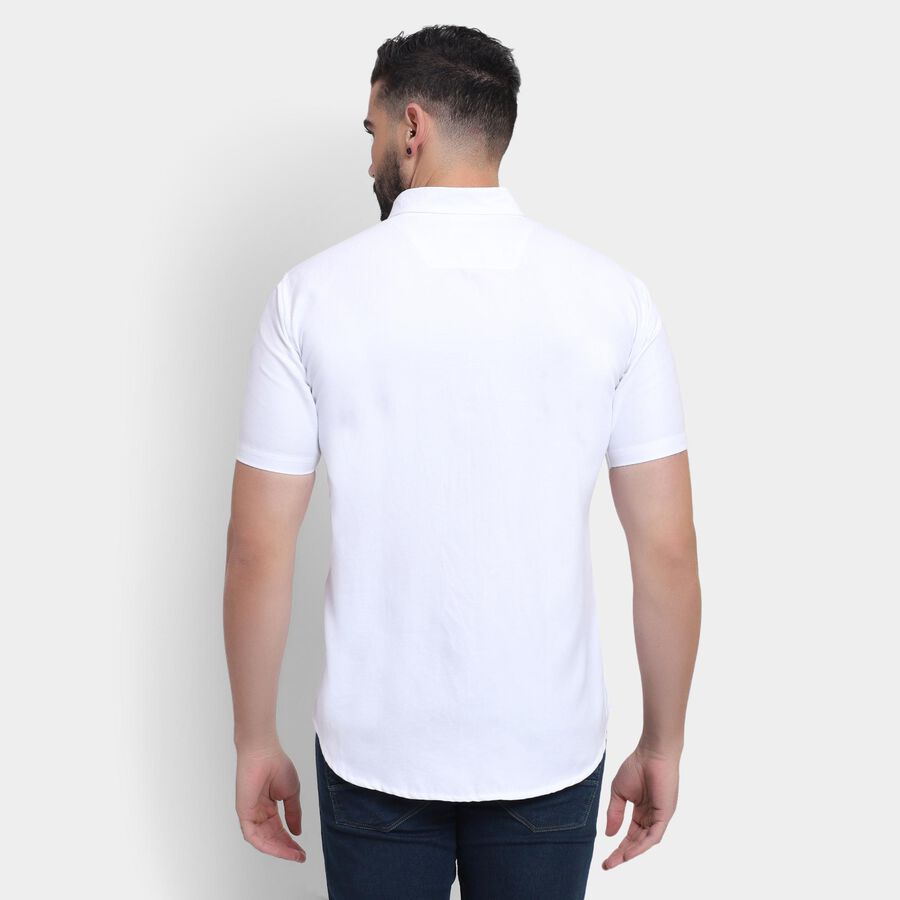 Men's Casual Shirt, सफ़ेद, large image number null