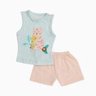 Infants' Short Set, हल्का हरा, small image number null