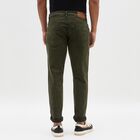 Men's Olive Green Slim Fit Jeans, Olive, small image number null