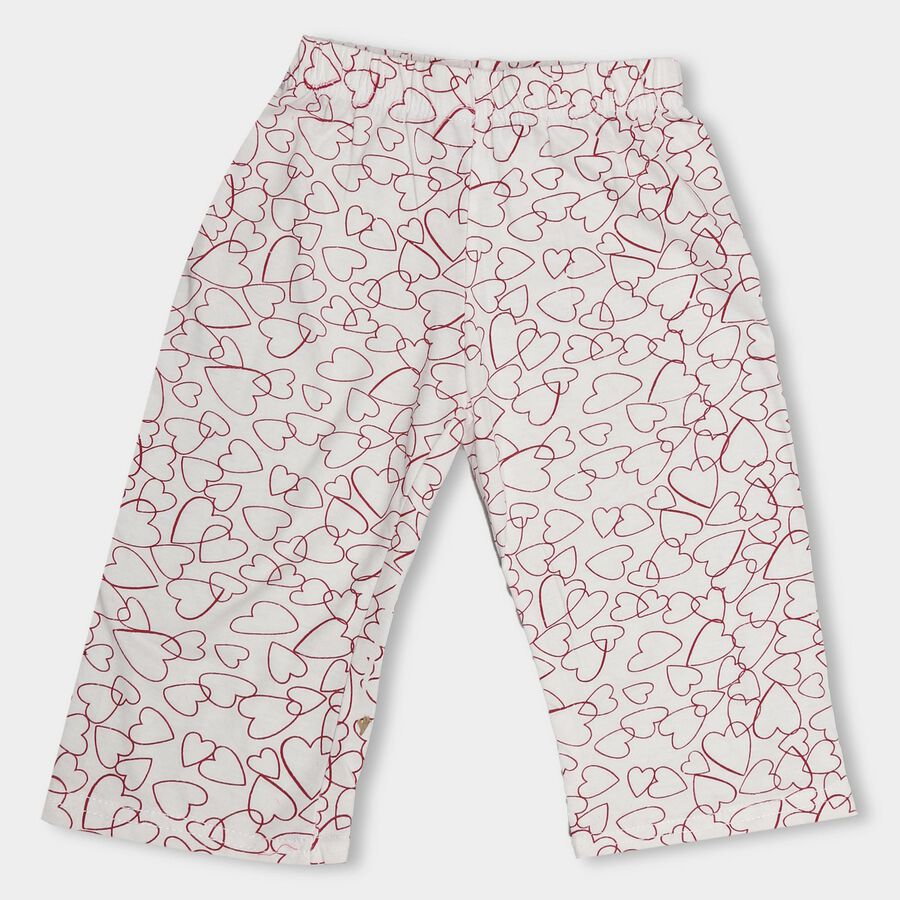Girls' Pull Ups Capri, White, large image number null