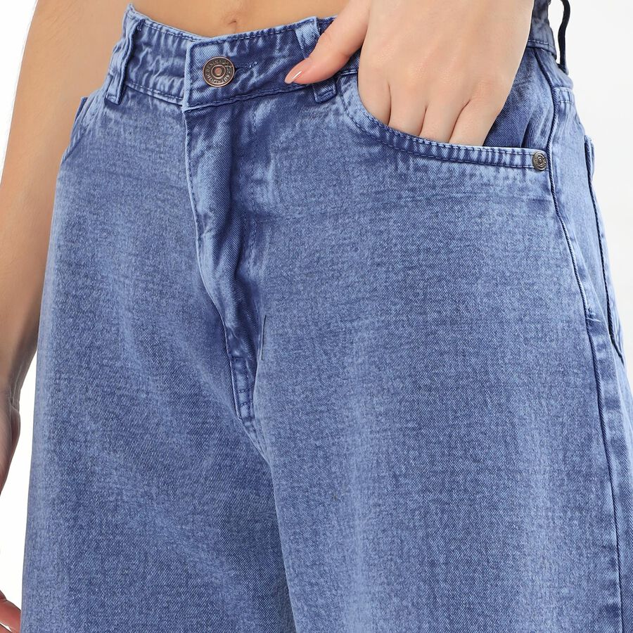 Ladies' Jeans, मध्यम नीला, large image number null