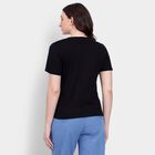 Ladies' Round Neck T-Shirt , Black, small image number null