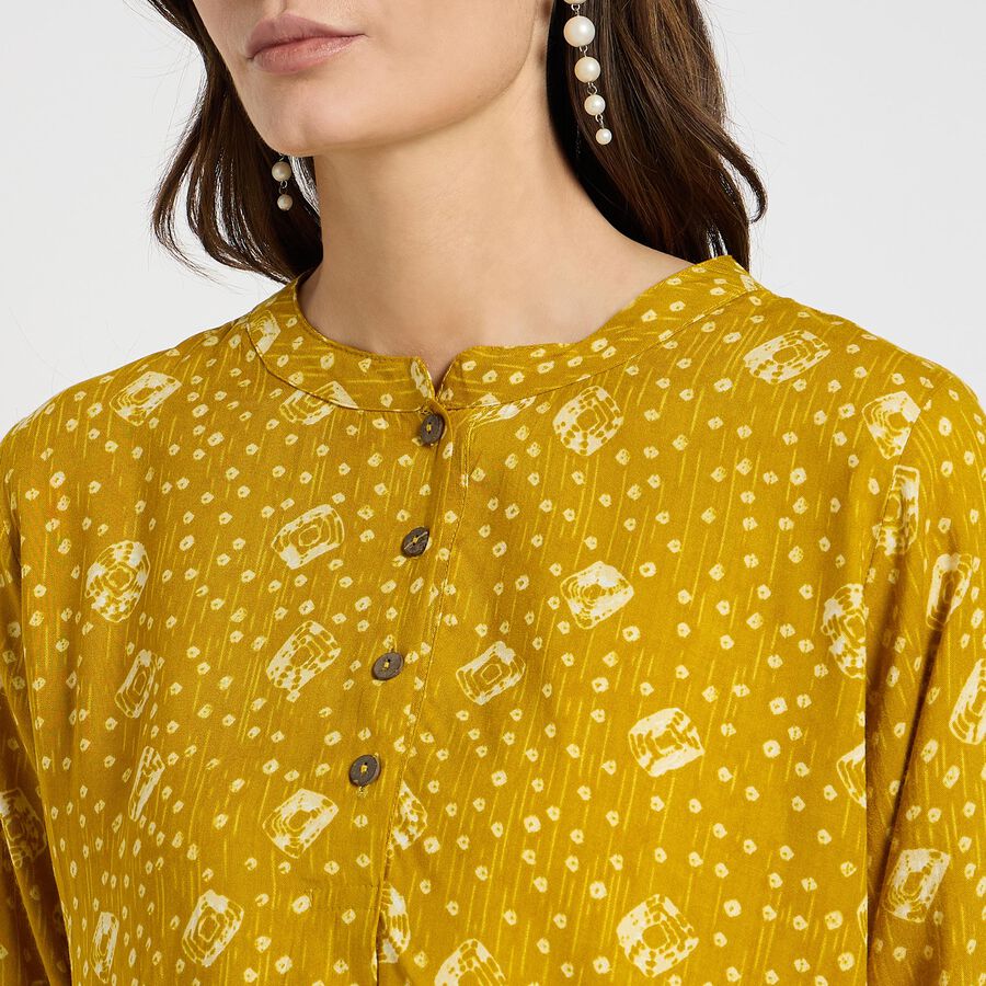 Ladies' Kurti , मस्टर्ड, large image number null