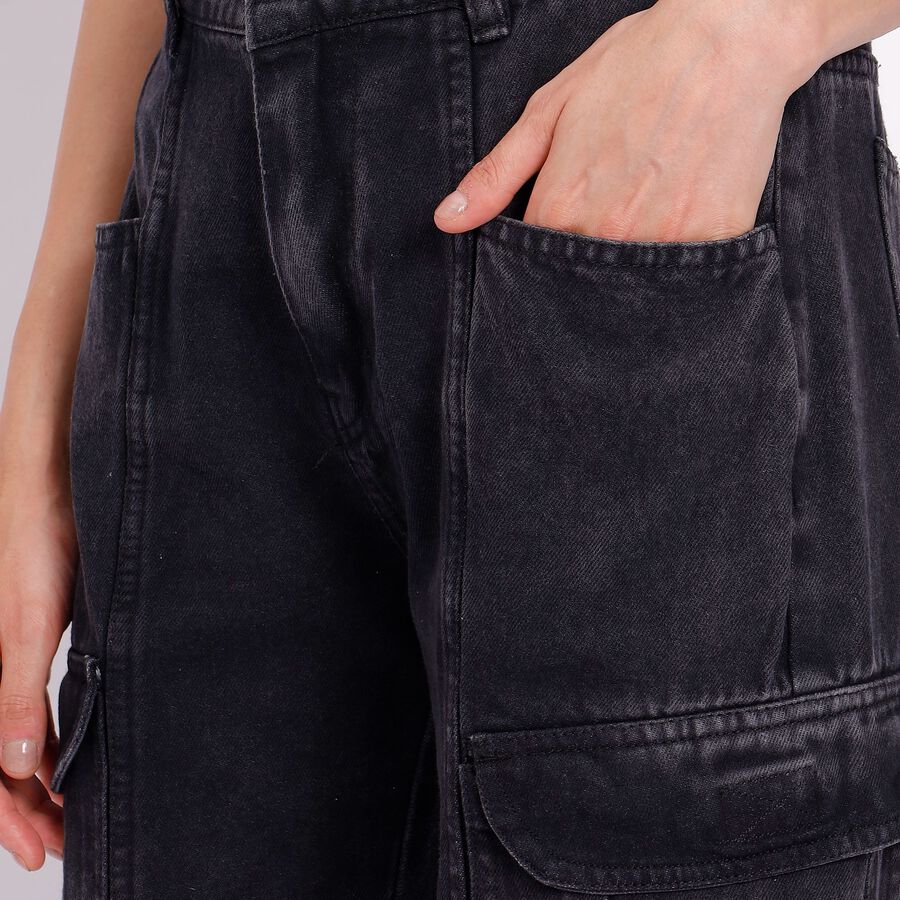 Ladies' Jeans, Black, large image number null