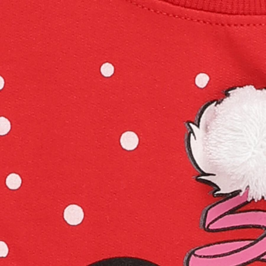 Girls' Sweatshirt, Red, large image number null
